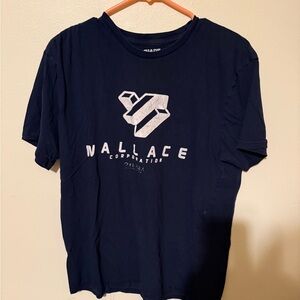 Wallace Corporation Navy Blue Men's Short Sleeve Tee